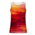thumbnail image 4 of Njoeus Men's Tie-Dyed Tank Top Sleeveless Novelty Graphic Tees Mens Big & Tall Casual Cool Sports Workout Tank Tops for Men Vacation Hawaiian Beach T-Shirts 2X 3X 4X Red Summer Savings, 4 of 4