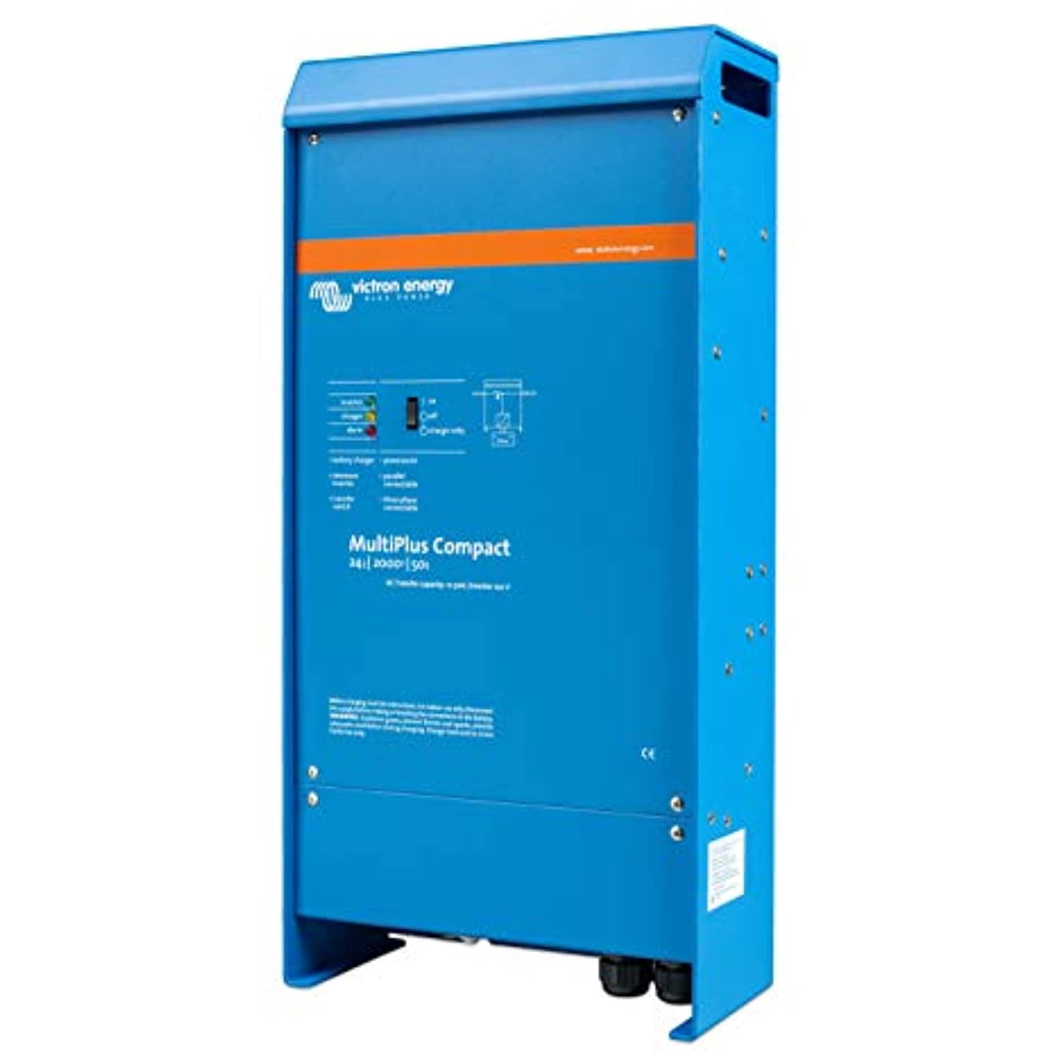 Victron Energy Inv/Chgr, Multi+ Compact, 24V 2000VA 50A CMP242200100