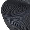 thumbnail image 3 of Maklaine 43.75" Round Top Transitional Rattan Coffee Table in Black, 3 of 3