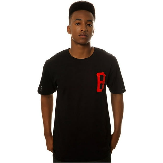 Black Scale The B Logo Camiseta gráfica para hombre, negra, pequeña