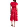thumbnail image 2 of CeCe womens  Printed Midi Dress, m, Red, 2 of 3