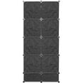 thumbnail image 3 of Système de Placard Personnalisable, Armoire de Rangement Modulaire en Plastique, Multi-Usage pour Salon Balcon Garage, Panneaux Résistants à la Chaleur et Inodores (Noir), 3 of 6