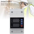 thumbnail image 4 of Dispositivo De Protección V/A Ajustable, Función De Consulta De Fallas Protectores Integrales Protector De Sobre Y Bajo Voltaje AC80-300V 80A Para Equipos Industriales, 4 of 7