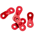 thumbnail image 1 of 120 Pcs Aluminum Alloy Rope Cord Adjuster,Tent Tensioners Rope Adjuster Tent Rope Adjusters Red, 1 of 6