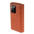 thumbnail image 6 of Phone Case for Samsung Galaxy Note 20 Ultra, Wallet Case Women 【RFID Blocking】 Crossbody Strap PU Leather Zipper with Wrist Lanyard Magnetic Flip Cover Credit Card Holder, Brown, 6 of 9