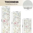 thumbnail image 4 of Pioneer Flower Floral Print Pattern Kitchen Rugs Sets Of 3,Kitchen Runner Rugs Non Skid Washable,Decorative Kitchen Floor Mats for Kitchen,Sink,Laundry,17"x30"+ 17"x47" + 17"x59", 4 of 6