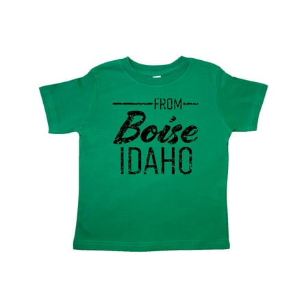 

Inktastic From Boise Idaho in Black Distressed Text Gift Toddler Boy or Toddler Girl T-Shirt