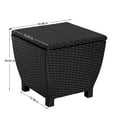 thumbnail image 5 of Prime Garden 13 Gallons Wicker Deck Box Outdoor Storage Containers,Black, 5 of 8