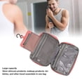 thumbnail image 3 of Wanderlust Hanging Toiletry Bag For Makeup And Toiletries - Designer Travel Organizer With Metal Swivel Hook, Waterproof Makeup Bag And Multiple Zipper Pockets, 3 of 8