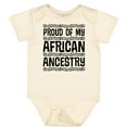 thumbnail image 3 of Inktastic Black History Proud African Ancestry Boys or Girls Baby Bodysuit, 3 of 5