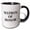 Black/White, variant on 3drose, Matron of Honor. Bold Black Lettering on a White Background., 11oz Two-tone Red Mug