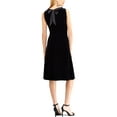 thumbnail image 2 of American Living Womens Velvet Cocktail Dress, Black, 12, 2 of 4