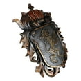 thumbnail image 4 of Ebros Large Medieval Heraldic Royal Lion Coat of Arms King Crown Shield Plaque, 4 of 9