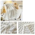 thumbnail image 2 of Throw Blankets for Bed, Queen Blanket for Bed, Fleece Blanket, Home Decor, 90x90 In Breathable Fuzzy All-Season Blanket - Couch/Bed Use, 2 of 6