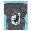 MLS Minnesota United FC "Jersey" Personalized Silk Touch Throw Blanket