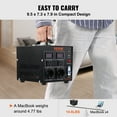 thumbnail image 3 of VEVOR Voltage Converter Transformer, 2000W, Heavy Duty Step Up/Down Transformer, Convert from 110 Volt to 220 Volt and from 220 Volt to 110 Volt, with US Outlet EU Outlet 5V USB Port, CE Certified, 3 of 9