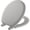 Silver, variant on Mayfair 46EC 034 Molded Wood Toilet Seat with Lift-Off Hinges, Round, Sky Blue — Standard Mounting Hardware, Drop-In Replacement