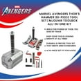 30Piece Marvel Avengers Thor's Hammer Tool Set Large Mjolnir Toolbox