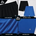 thumbnail image 4 of RBX Boys Athletic Shorts - 2 Pack Performance Mesh Jersey Gym Shorts with Elastic Waistband (8-16), 4 of 7