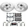 thumbnail image 3 of PowerStop Front Z26 Street Warrior Carbon-Fiber Ceramic Brake Pad and Drilled and Slotted Rotor Kit Fits: HYUNDAI KIA Select Models K7030-26, 3 of 9