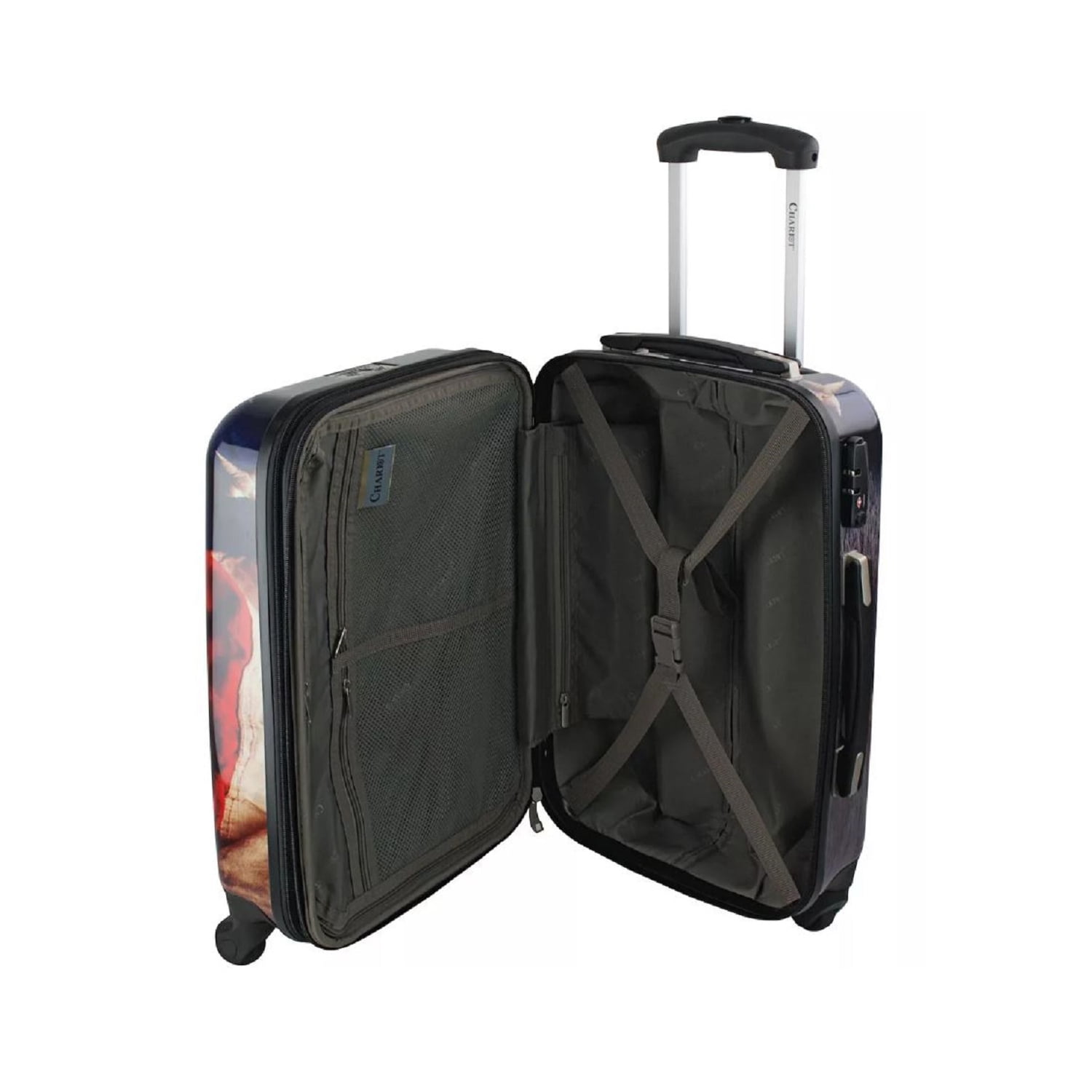 Chariot Freedom Pups 20-Inch Carry-On Hardside Expandable Spinner Luggage