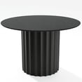 thumbnail image 6 of MAYEERTY 46" Wooden Dining Table Round Kitchen Table for Dining Room, Black, 6 of 9