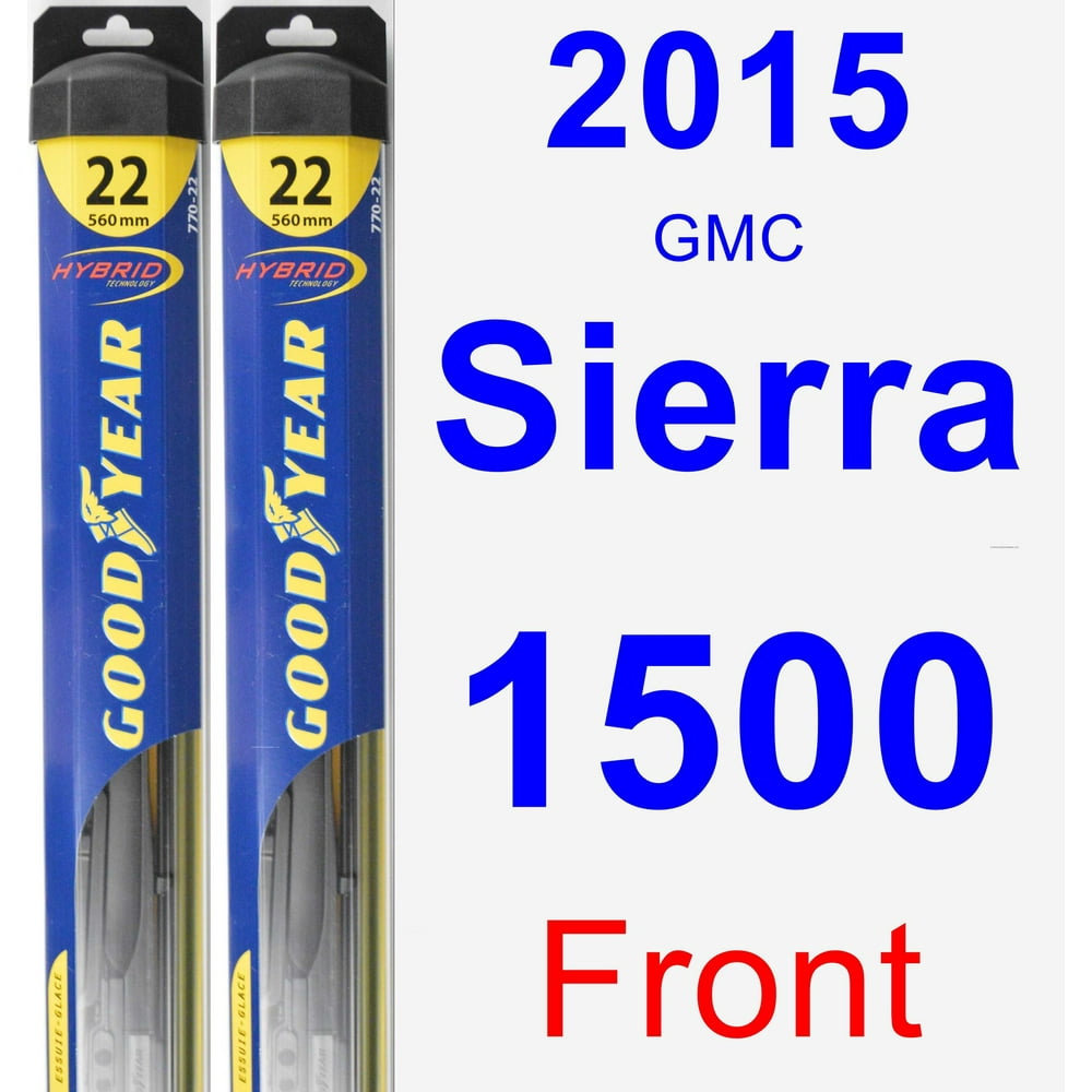 2015 Gmc Sierra 1500 Wiper Blade Size