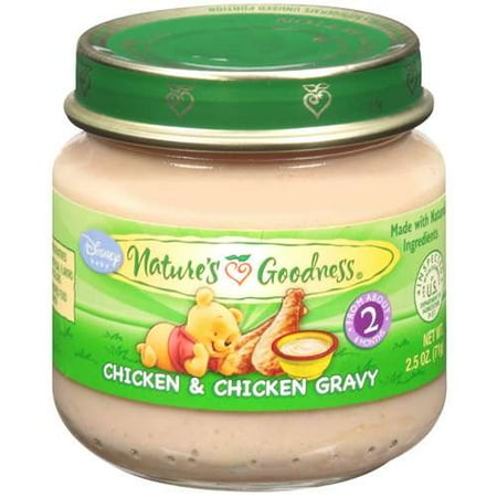 Nature's Goodness: Chicken & Chicken Gravy Baby Food, 2.5 Oz
