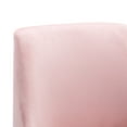 thumbnail image 3 of WestinTrends Carlo Modern Cureveback Accent Dining chair Set (Set of 2), Pink, 3 of 12