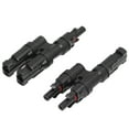 thumbnail image 4 of Conector de rama solar, 1 par de conectores de rama solar en Y Conector de rama solar macho hembra Compacto y liviano, 4 of 8