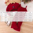 thumbnail image 3 of ﻿ Toddler Baby Girls Clothes Sets Ribbed Knit Long Sleeve Cropped Sweater Tops and Flare Jumpsuit Sets Fall Winter Soft Clothing Set for Girls 6 Years, 3 of 9