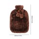 thumbnail image 2 of Funda Felpa para Botella Caliente Invierno Mujer (marrón Oscuro), 2 of 2