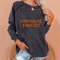 thumbnail image 2 of Gibobby Sudaderas de Navidad para mujer Sudadera de manga larga con cuello redondo y estampado divertido para mujer(Gris,CH), 2 of 4
