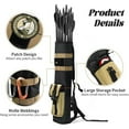thumbnail image 4 of Archery Lightweight Back Arrow Quiver Archery Lightweight Back Arrow Quiver Dual Use Foldable Compact Hip, 4 of 5