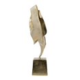 thumbnail image 2 of A&B Home Golden Abstract Aluminum Statue on Base 16.7" x 6.1" x 22.4", 2 of 10