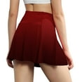 thumbnail image 3 of aidice Womens Athletic Shorts Summer Mid Waisted Comfy Running Workout Gradient Color Skirts Shorts, 3 of 6