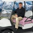 thumbnail image 3 of Yuyamidu Pink Polka Dots Golf Cart Seat Cover for 2 Seats Flannel Golf Cart Seat Blanket Winter Universal Golf Cart Accessory, 3 of 8