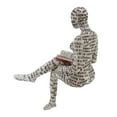 thumbnail image 4 of Reading Woman Figurine, Innovative Reading Woman Ornament Hand Painted Exquisite Workmanship Vivid Textures Resin  For Living Room E, 4 of 8