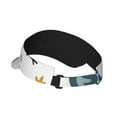 thumbnail image 3 of Disketp Farm Roosters Sun Visors For Women Men Unisex Tennis Golf Visor Hat Adjustable Summer Hats Sport Outdoor Visor Hat Uv Protection Cap, 3 of 8