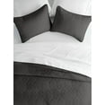 thumbnail image 4 of Lightweight Wrinkle Resistant Quilt Sets in Gray Damask for Twin/Twin-XL Size Bedding by Comfort Canopy, 4 of 10