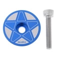 thumbnail image 3 of Mountain /8 "Stem Cover Control Bolts Accessories - , 28.6mm Blue Star, 3 of 8