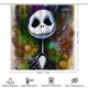 thumbnail image 2 of Juego de 4 cortinas de ducha de Jack Skellington con alfombrillas antideslizantes, tapa de inodoro y alfombrilla de baño, cortina de ducha impermeable con decoración de dibujos animados para baño con, 2 of 8