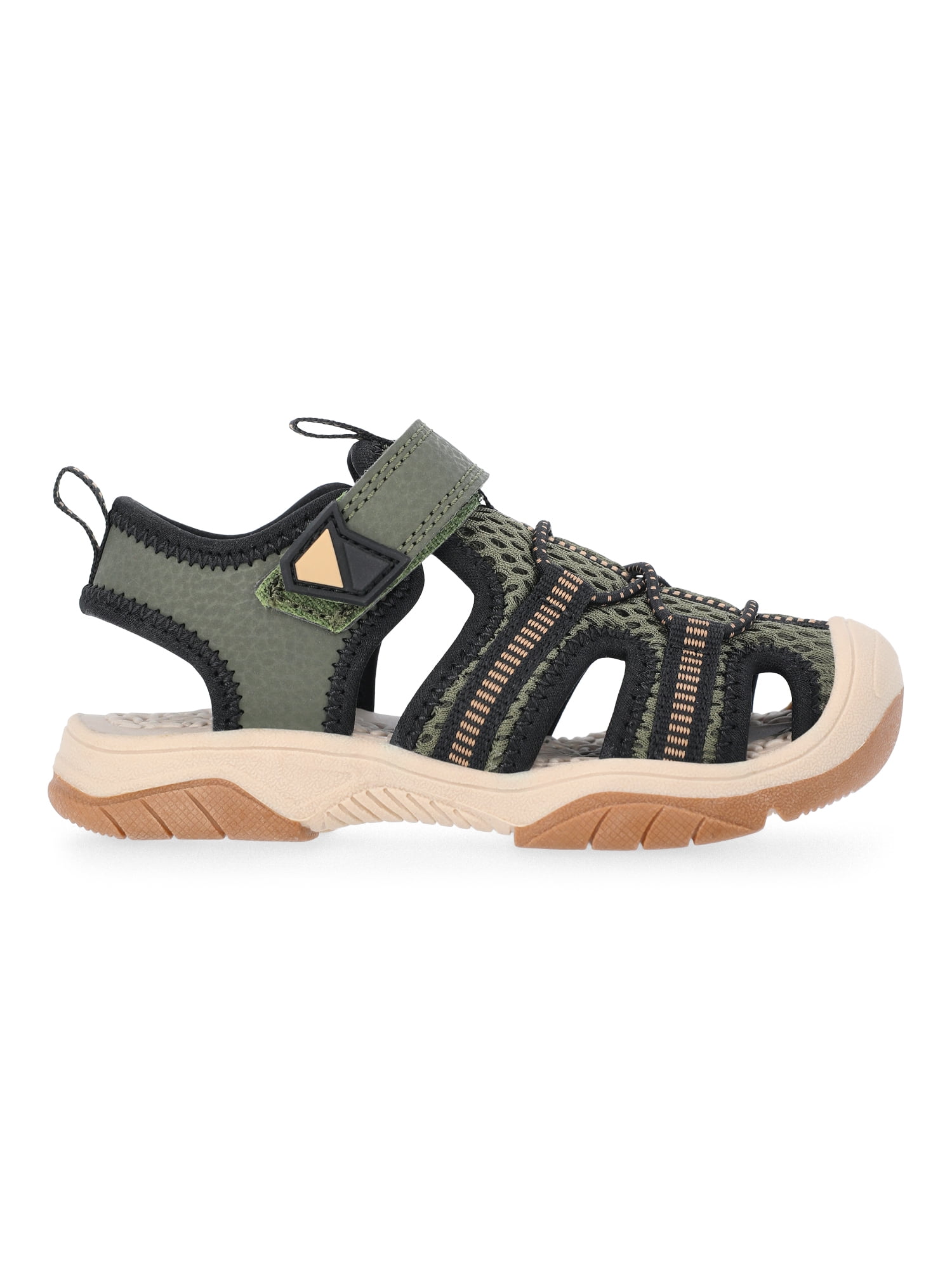 Wonder Nation Toddler, Little, and Big Boys Closed Toe Trail Sandals