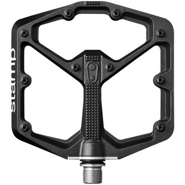 Stamp Pedals Large Black / Silver Pins