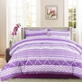 thumbnail image 3 of 3 Piece All Season Bedding King size Comforter Set, Ultra Soft Polyester Elegant Bedding Comforters, 3 of 5