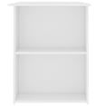 thumbnail image 3 of vidaXL Desk White 110x60x73 cm Engineered Wood, 3 of 4