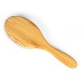thumbnail image 5 of Cepillo de masaje para el cuero cabelludo, cepillo de masaje de madera antiestático para el cabello, cepillo de masaje para mujer, acabado de lujo, 5 of 5