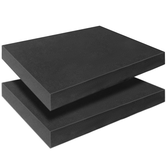 Insertos de espuma de poliuretano YIENFBEV 16x12x2 pulgadas (2 unidades)