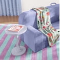 thumbnail image 3 of Mainstays Kids Wood Wavy Nightstand Side Table, Halogen Blue, 3 of 6