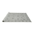 thumbnail image 2 of Ahgly Company Machine Washable Indoor Square Oriental Gray Traditional Area Rugs, 3' Square, 2 of 4